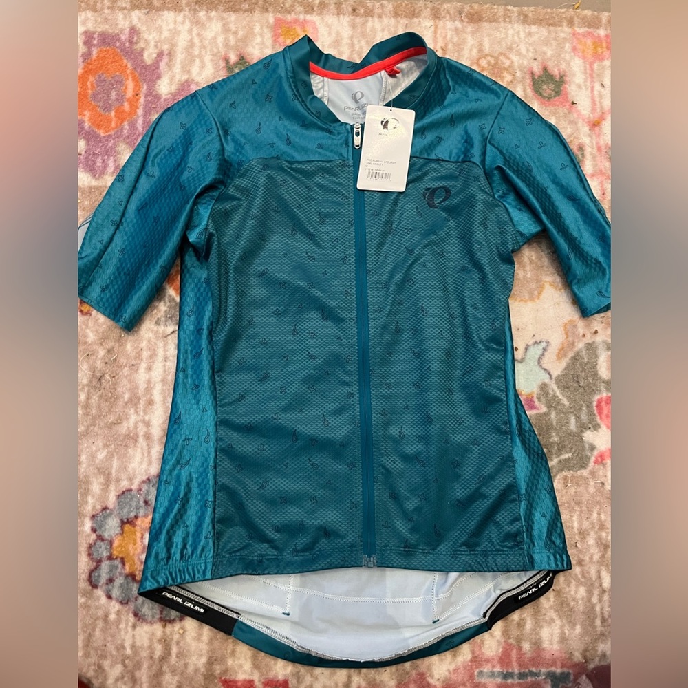 Pearl Izumi pro speed cycling jersey in teal size medium new with tag